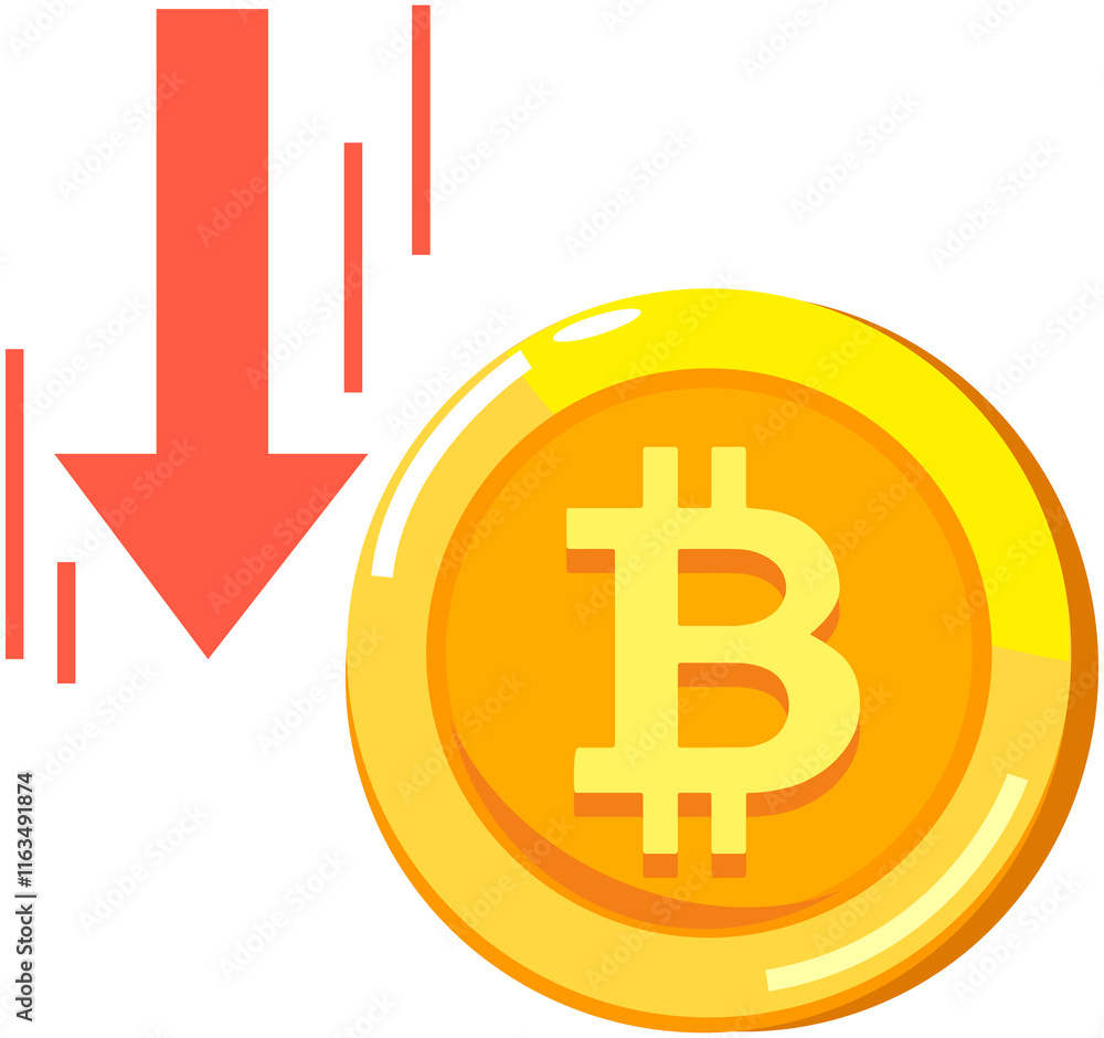 Bitcoin Depreciation icon Bitcoin Depreciation icon
