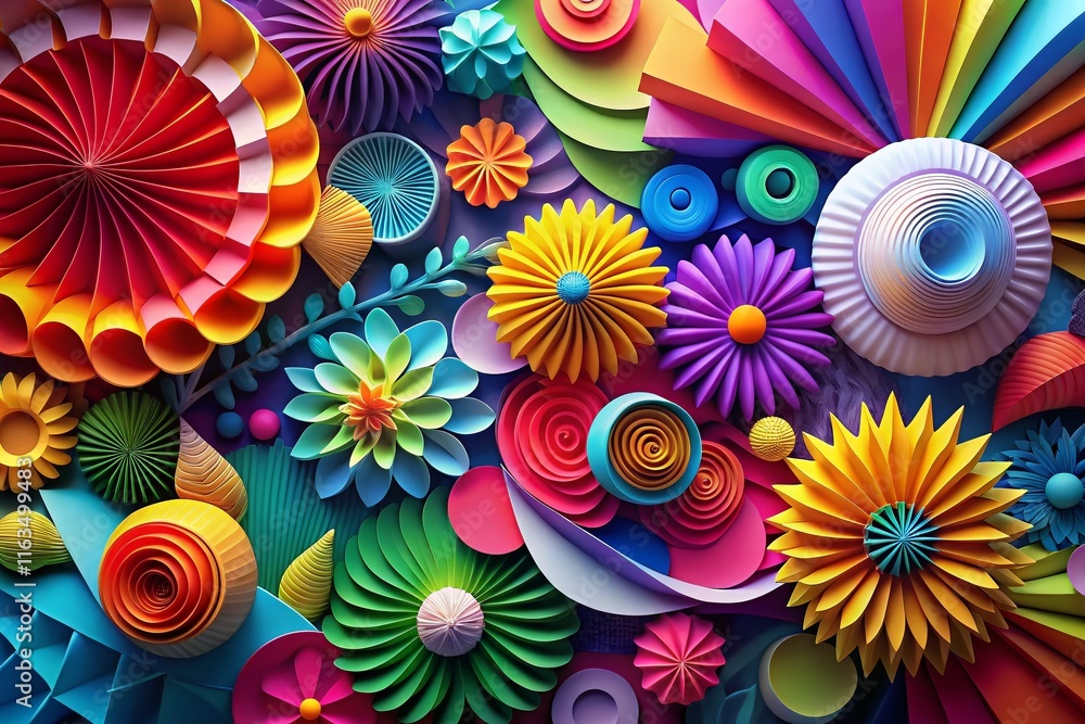 Colorful Paper Shapes Motion Design Animation, Abstract Art, Dynamic Visuals Colorful Paper Shapes Motion Design Animation, Abstract Art, Dynamic Visuals