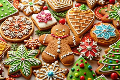 Festive Gingerbread Cookies, Christmas Treats, Holiday Baking