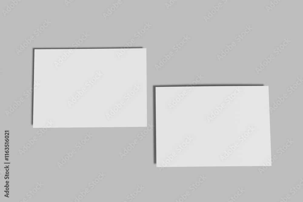 postcard blank mockup template in modern style postcard blank mockup template in modern style