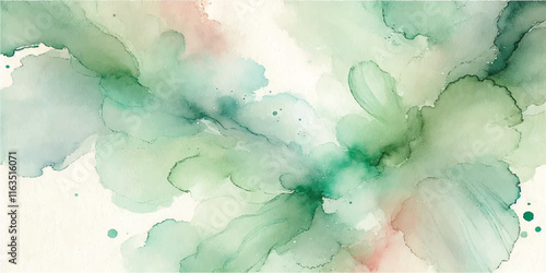 Abstract light watercolor for background
