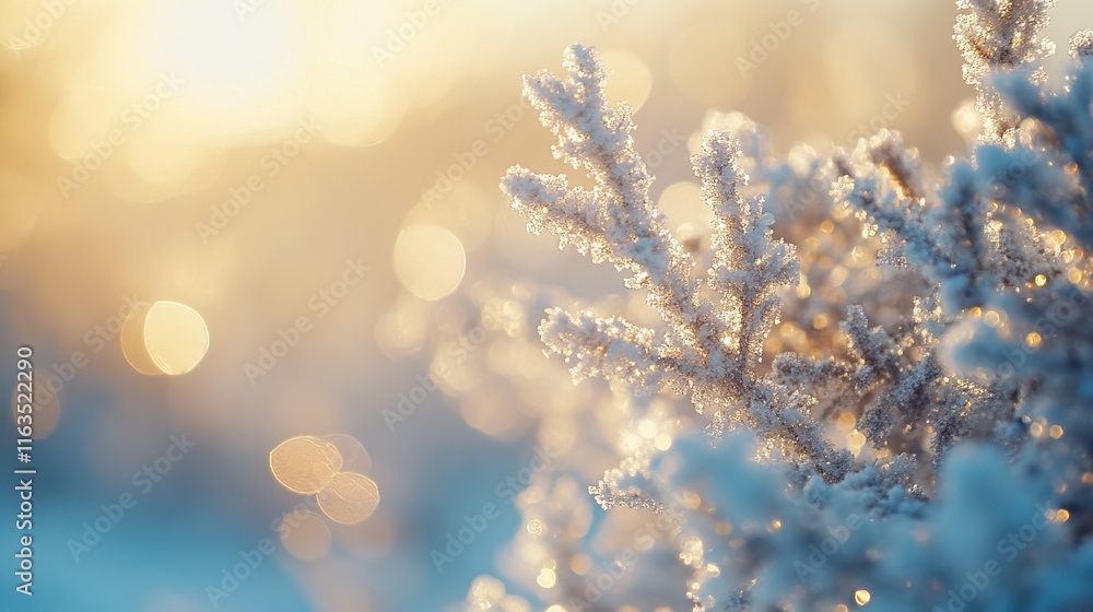 Winter light background with soft sparkle Winter light background with soft sparkle