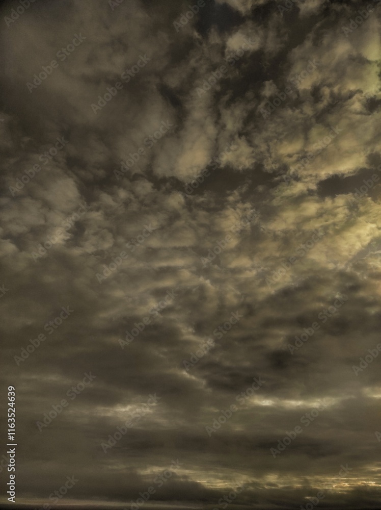 Obraz premium storm clouds timelapse