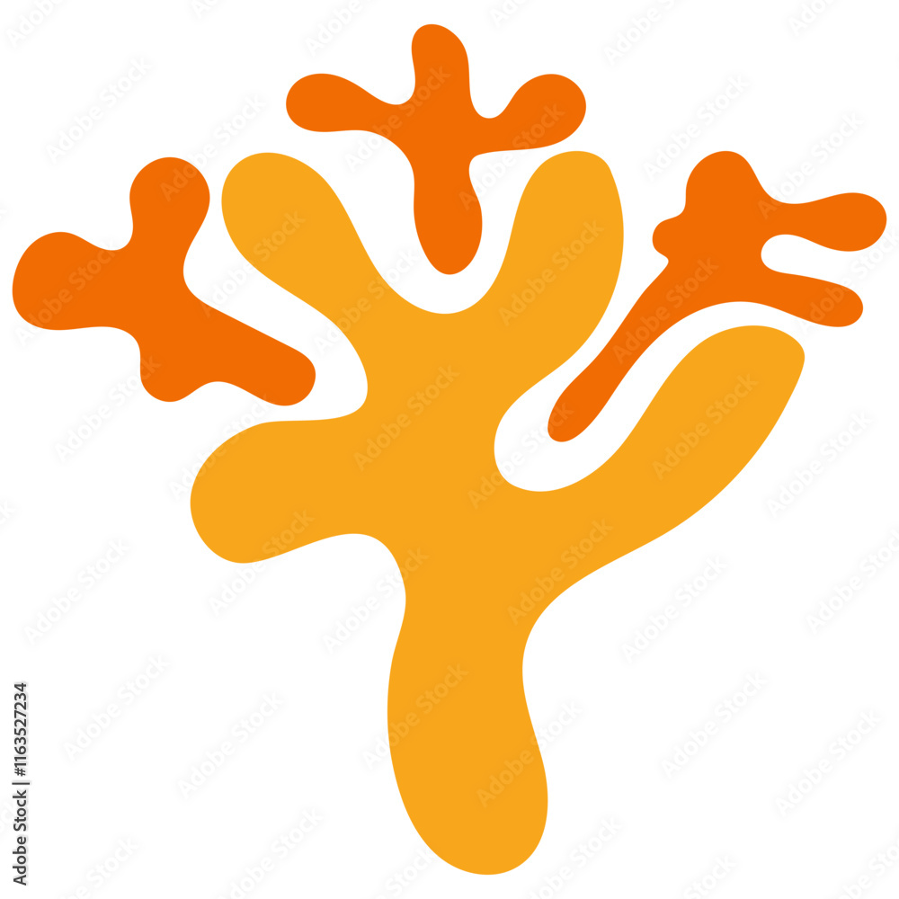Abstract Leaves Shape Abstract Leaves Shape