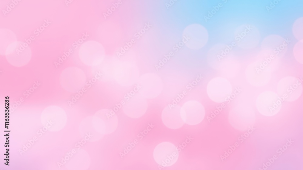 Abstract Pastel Pink and Blue Bokeh Background with Soft Focus and Gentle Light Effects Abstract Pastel Pink and Blue Bokeh Background with Soft Focus and Gentle Light Effects