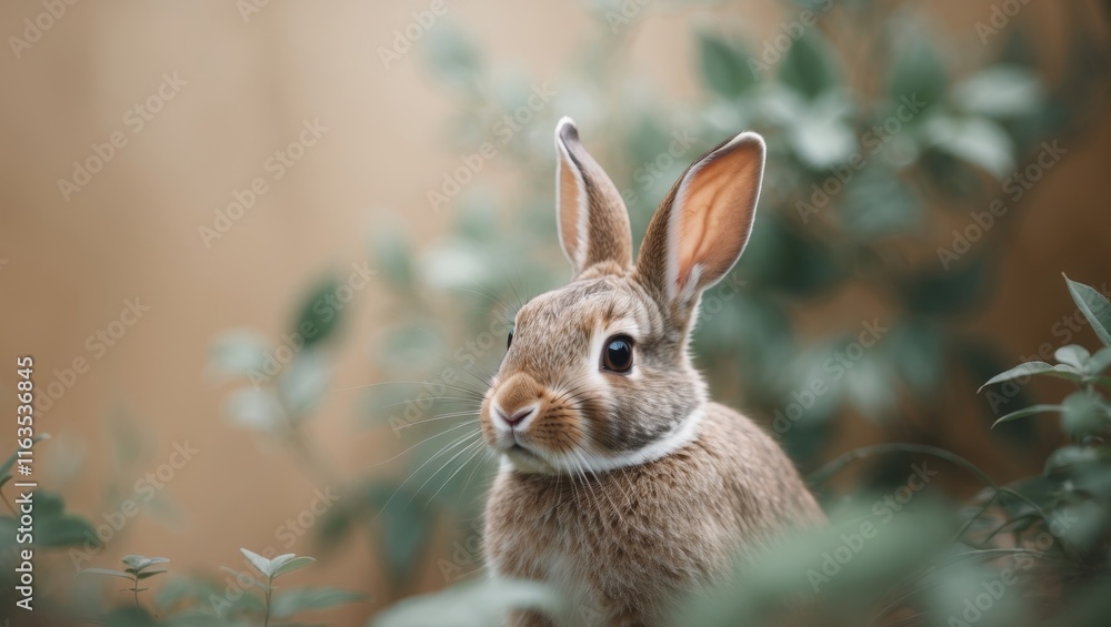 Fototapeta premium Nature's Jewel The Timeless Beauty of Rabbits