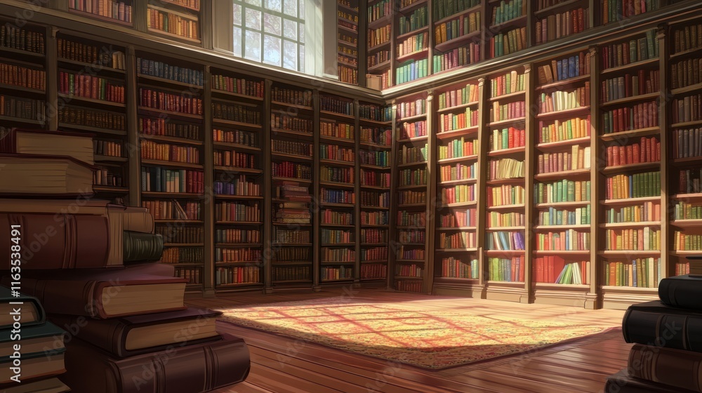 Sunlit Grandeur: A Serene Haven of Literary Treasures Sunlit Grandeur: A Serene Haven of Literary Treasures