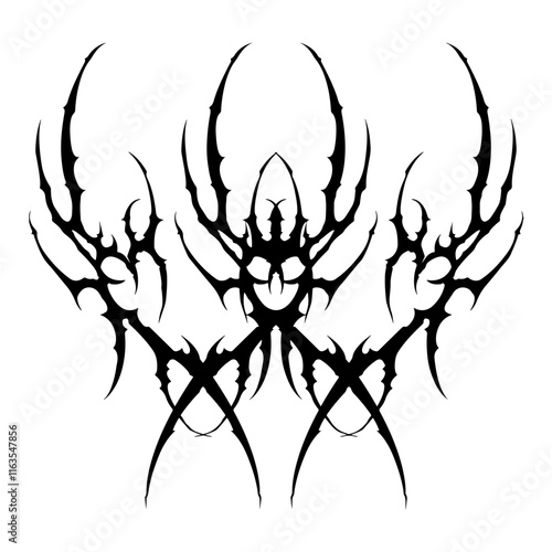 Cybersigilism Tattoo Vector