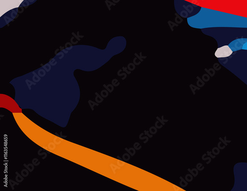 Colorful Abstract wavy Background with lines. Vibrant and Playful Colorful Abstract Cartoon-Themed Multi color Background for Creative and Joyful Artistic Expression. Colorful cartoon theme Background