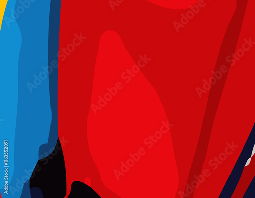 Colorful Abstract wavy Background with lines. Vibrant and Playful Colorful Abstract Cartoon-Themed Multi color Background for Creative and Joyful Artistic Expression. Colorful cartoon theme Background