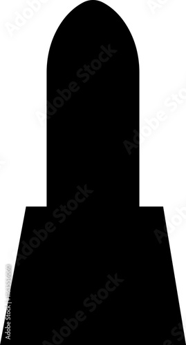 Marker nip icon flat vector. Ink tool. Graphic Fountain marker, Marker for signing. Empty blank instrument with copy space for corporate branding or ads, isolated on transparent background.