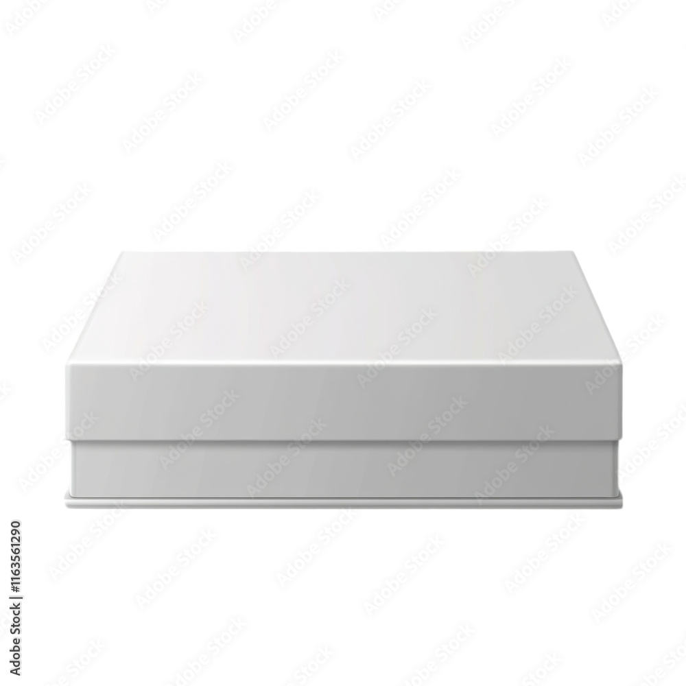Shoe box mock-up, transparent background, versatile design element, ideal for branding and packaging presentations, customizable for various styles