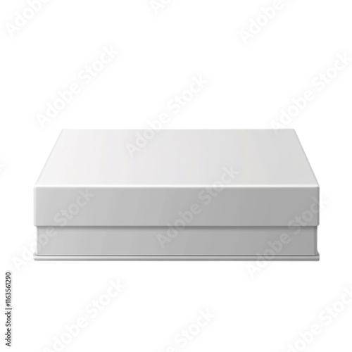 Obraz na płótnie Shoe box mock-up, transparent background, versatile design element, ideal for branding and packaging presentations, customizable for various styles w salonie