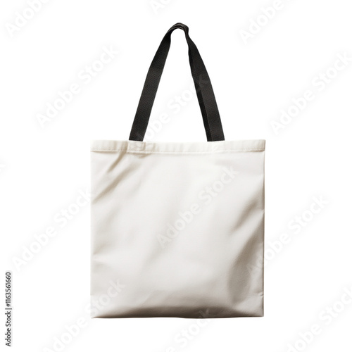 Obraz na płótnie Customizable tote bag mock-up, blank design ideal for branding, logo placement, versatile for promotional use, transparent background available w salonie