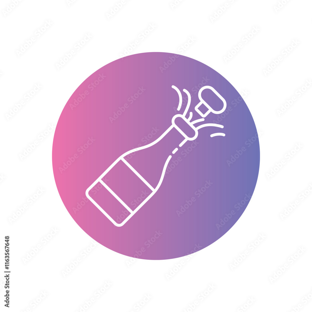 Champagne Bottle Pop