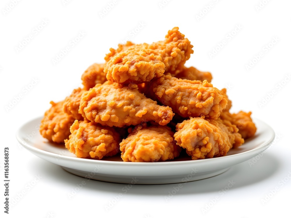 Crispy Fried Chicken Wings: Golden-Brown, Delicious Stack Crispy Fried Chicken Wings: Golden-Brown, Delicious Stack