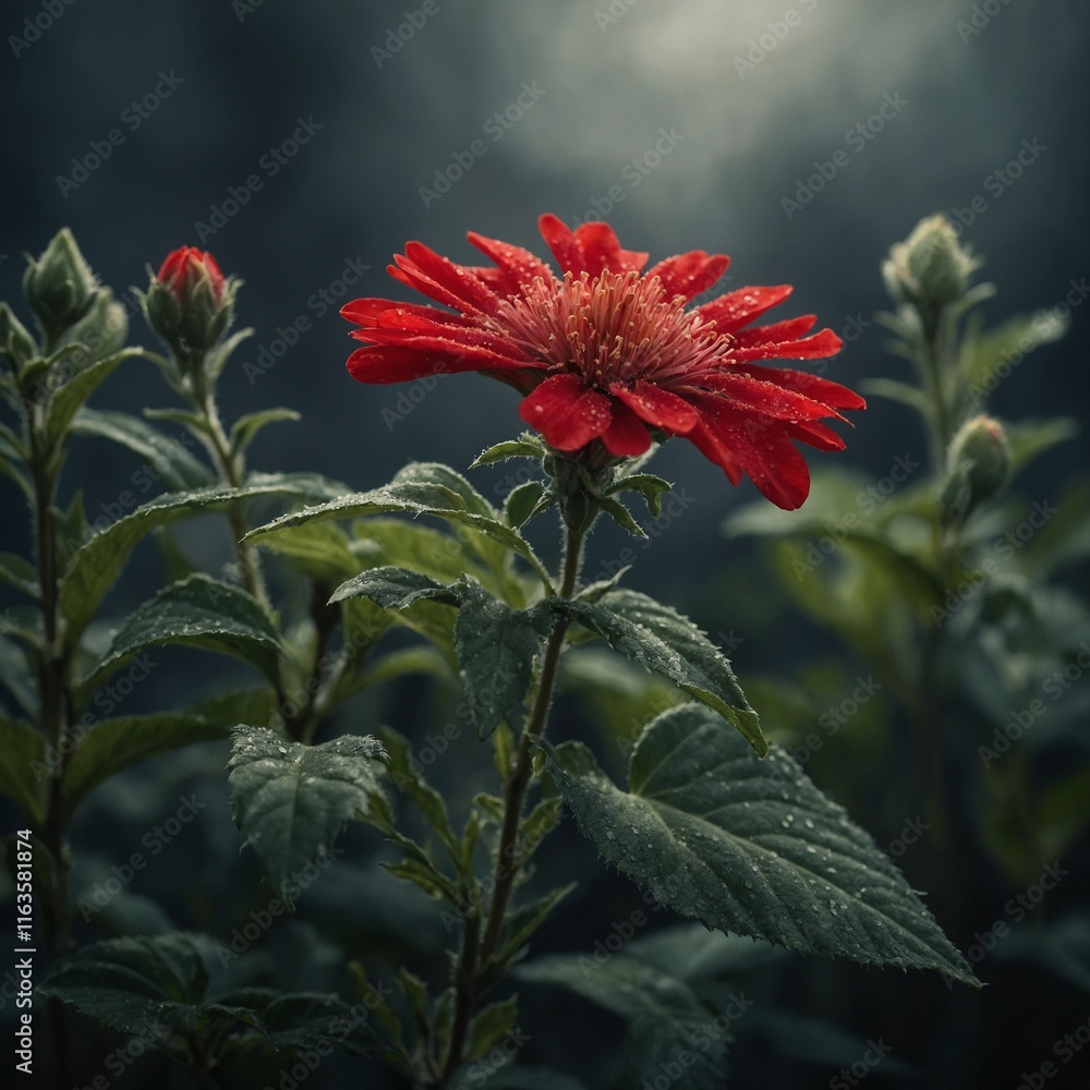 A high-resolution image of a rare Middlemist's Red flower.

