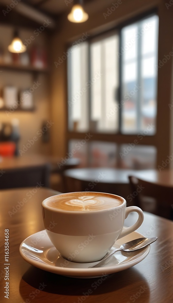 Fototapeta premium Cup of hot coffee 