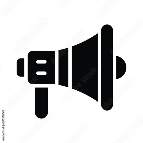 Megaphone icon representing announcements, loud communication, and promotion