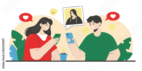 Ai generated connection young couples engaging in digital interaction cozy home environment modern lifestyle concept