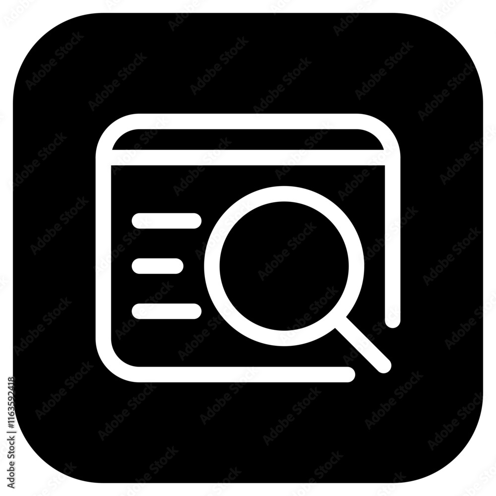 Editable web search, find vector icon. SEO, marketing, business. Part of a big icon set family. Perfect for web and app interfaces, presentations, infographics, etc Editable web search, find vector icon. SEO, marketing, business. Part of a big icon set family. Perfect for web and app interfaces, presentations, infographics, etc