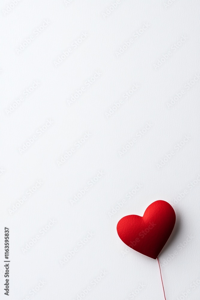 A vibrant red heart decoration with a simple background, symbolizing love and affection, perfect for Valentine's Day inspiration. A vibrant red heart decoration with a simple background, symbolizing love and affection, perfect for Valentine's Day inspiration.