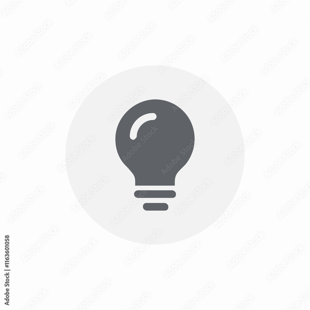 Light bulb idea creative icon vector sign
Light bulb idea creative icon vector sign