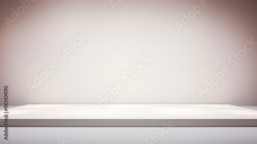 Wallpaper Mural Empty White Platform Against a Neutral Background for Product Display or Presentation Torontodigital.ca