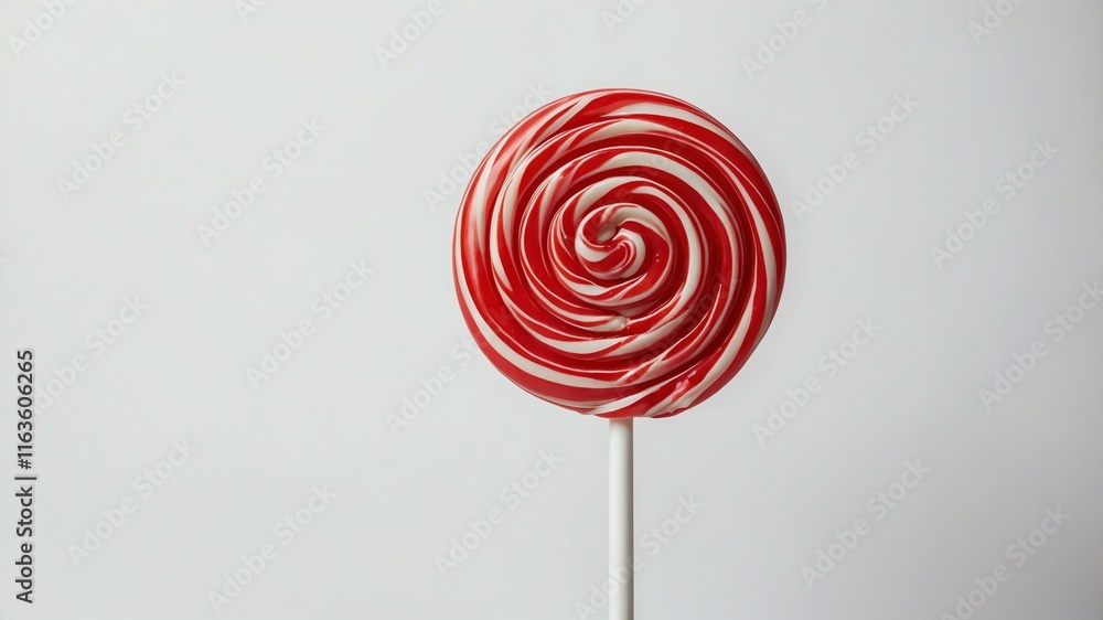 aesthetic red themed lollipop isolated on plain white background aesthetic red themed lollipop isolated on plain white background