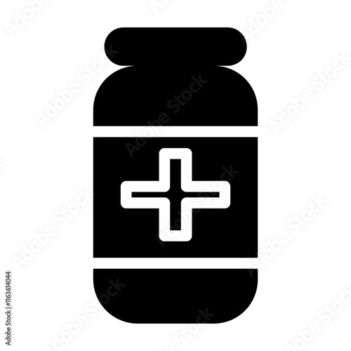 healthy medicines glyph icon