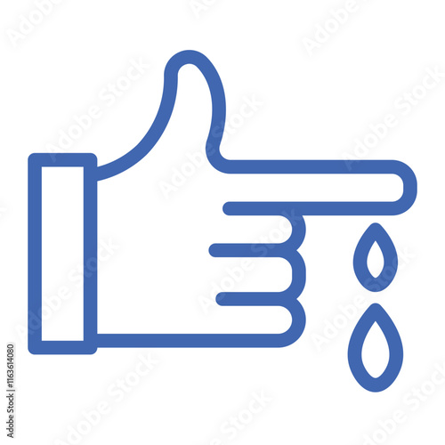 blood test color icon