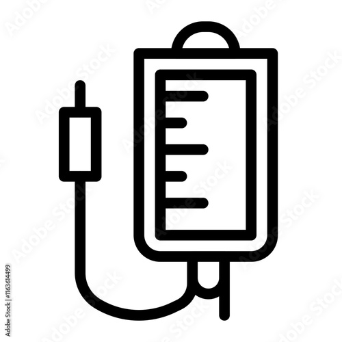 insulin line icon