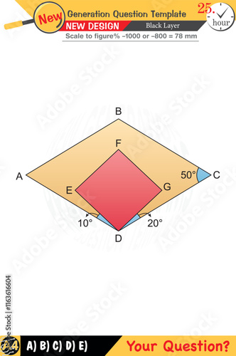 Geometry, geometric concepts, High school, middle school, exam question template, numerical lessons, verbal lessons, Next generation problems, for teachers, editable