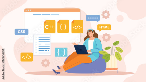 An engaging illustration of software development teams collaborating, highlighting communication, coding practices, and efficient teamwork in tech projects.