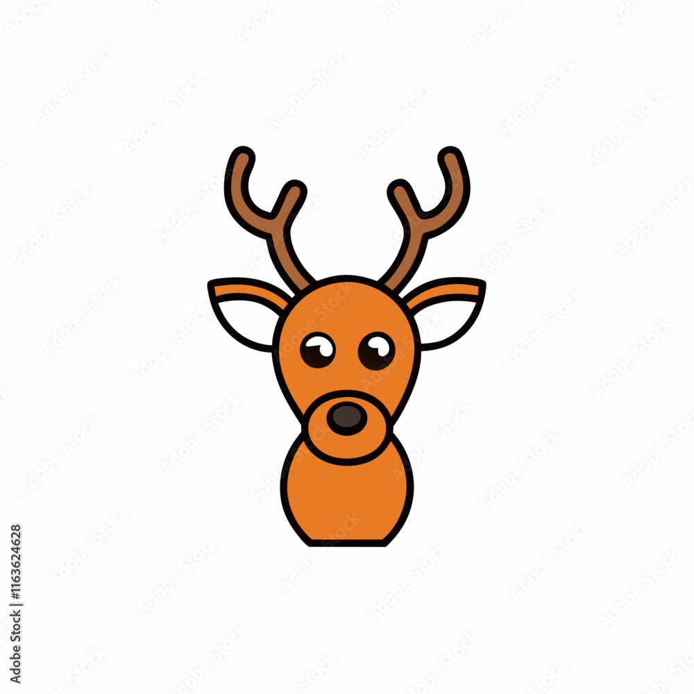 reindeer with nose reindeer with nose