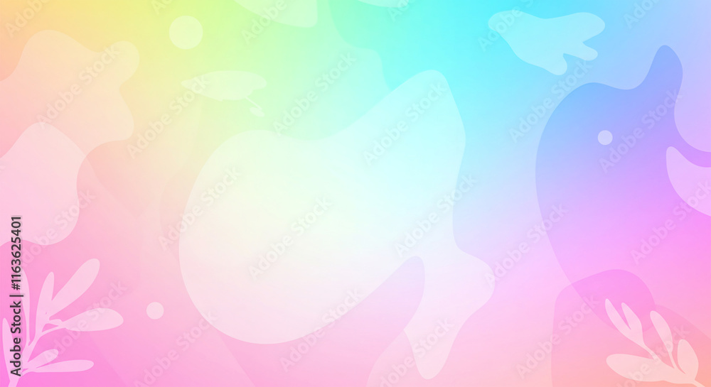 Abstract Pastel rainbow gradient background Ecology concept for your graphic design Abstract Pastel rainbow gradient background Ecology concept for your graphic design