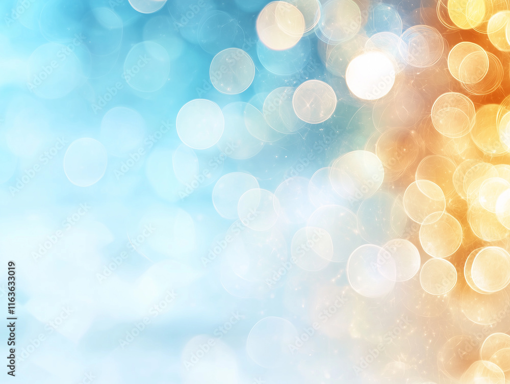 A fresh spring blue sunny sky background with blurred warm sunny glow A fresh spring blue sunny sky background with blurred warm sunny glow