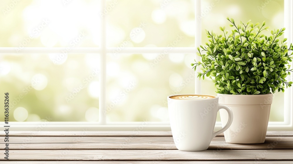 Relaxing in a modern cafe, a person uses their smartphone to shop via a mobile app while sipping coffee Relaxing in a modern cafe, a person uses their smartphone to shop via a mobile app while sipping coffee