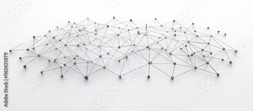 Abstract network connection design.