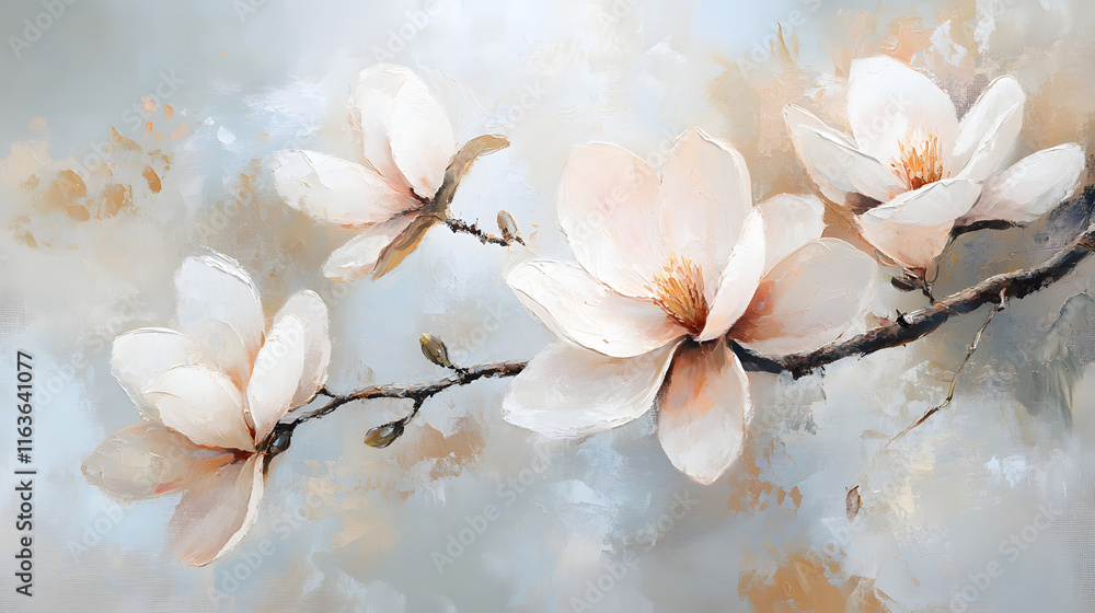 Magnolia Elegance in Bloom