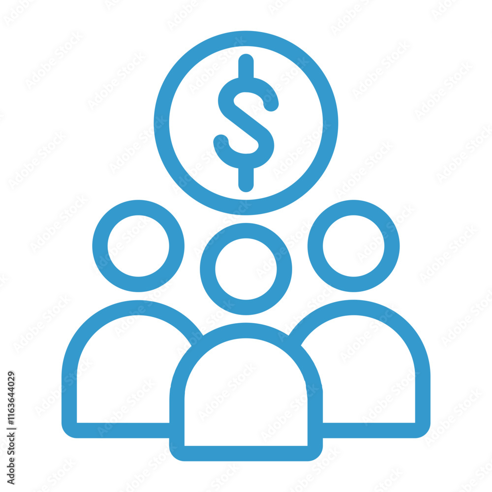 Obraz premium cooperative money_1 color icon