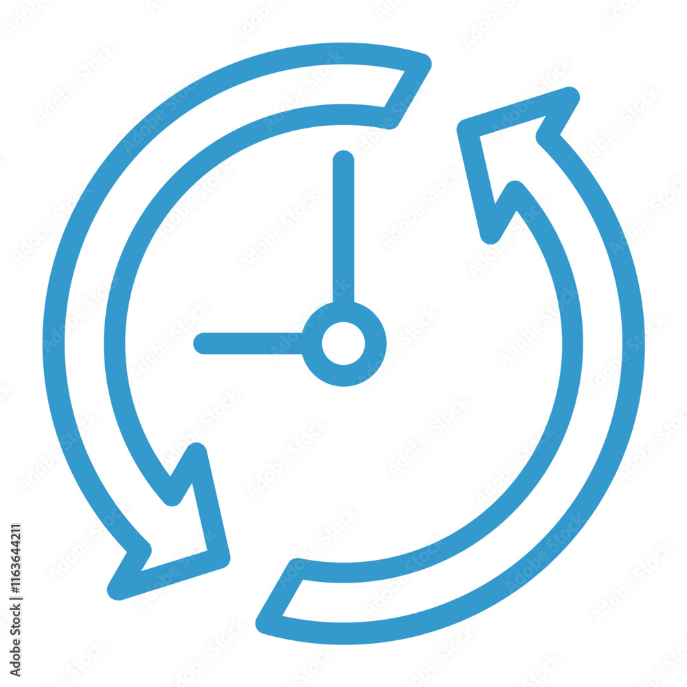 time management color icon time management color icon