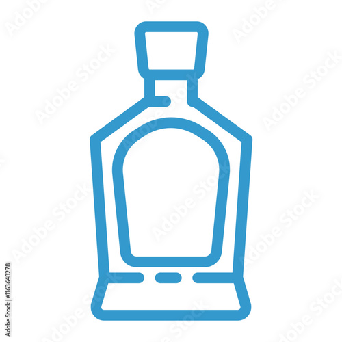 alcohol bottle color icon