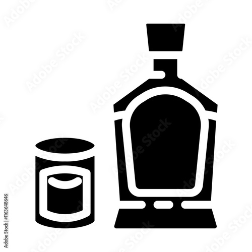 cocktail drink solid icon