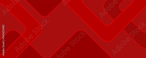 ABSTRACT RED DEOMETRIC banner design background