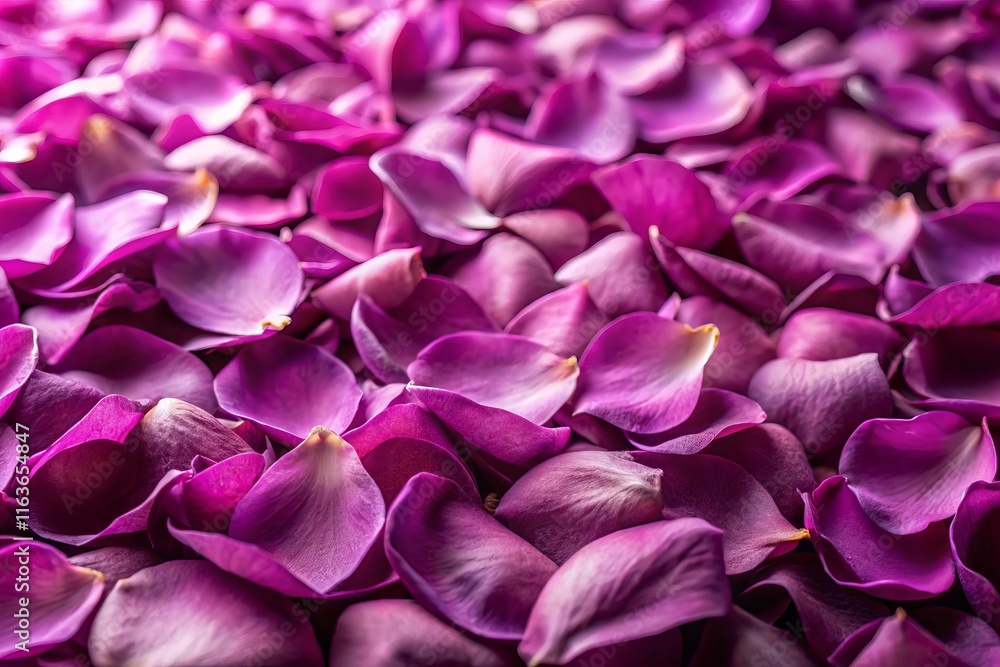 Lush Purple Rose Petals Background Texture - Copy Space Right Lush Purple Rose Petals Background Texture - Copy Space Right