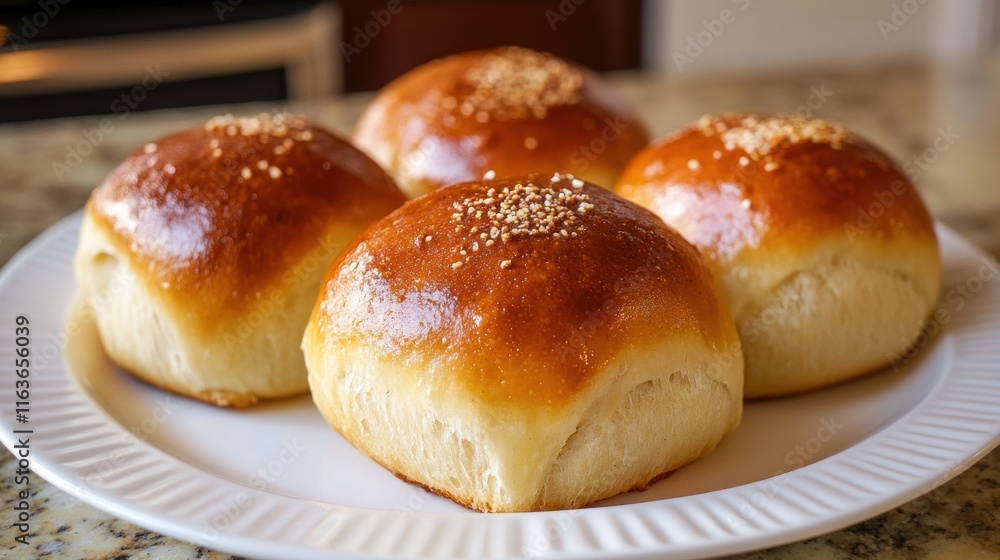 Golden-Brown Sesame Buns: A Delightful Bakery Treat Golden-Brown Sesame Buns: A Delightful Bakery Treat