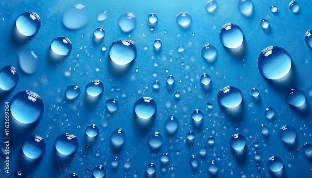 detailed water droplets on the background with colored background texture