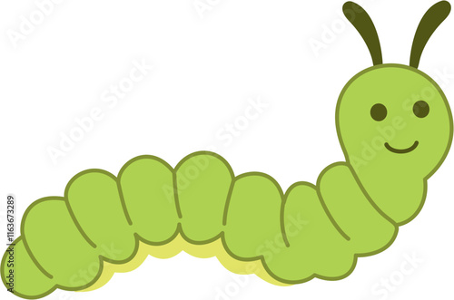 caterpillar cartoon doodle