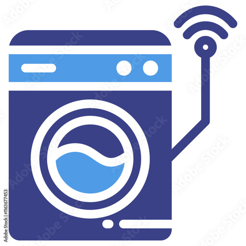 Smart Washing Machine Icon photo